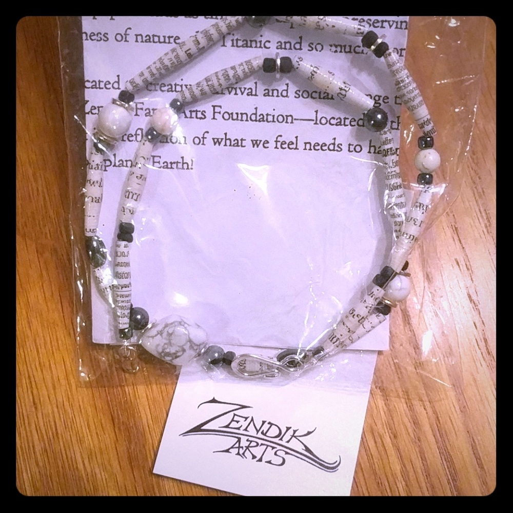 Zendik Arts Paper Brad Necklace